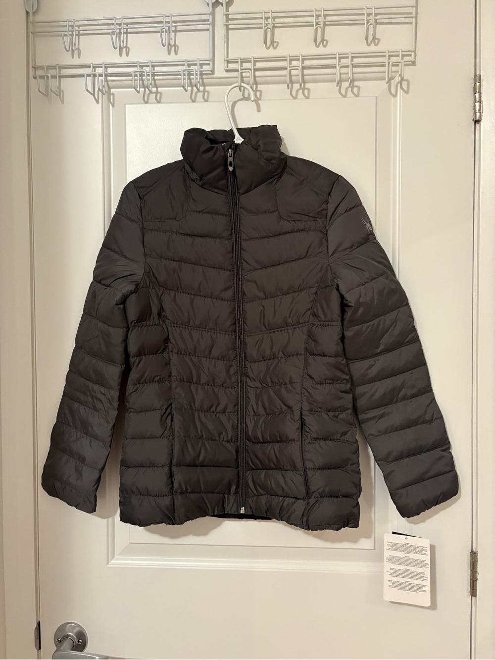 Spyder Women’s Grey Quilted Puffer Jacket